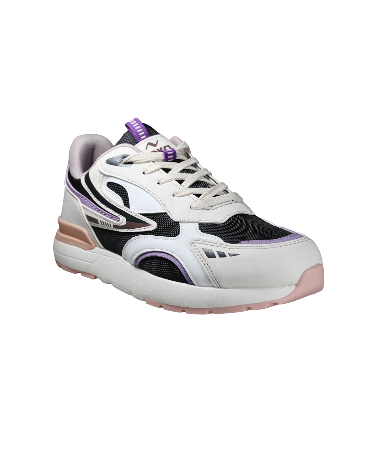 KADIN NEFES ALABİLİR PANEL DETAY TEKSTİL BAĞCIKLI SPOR SNEAKER BEJ