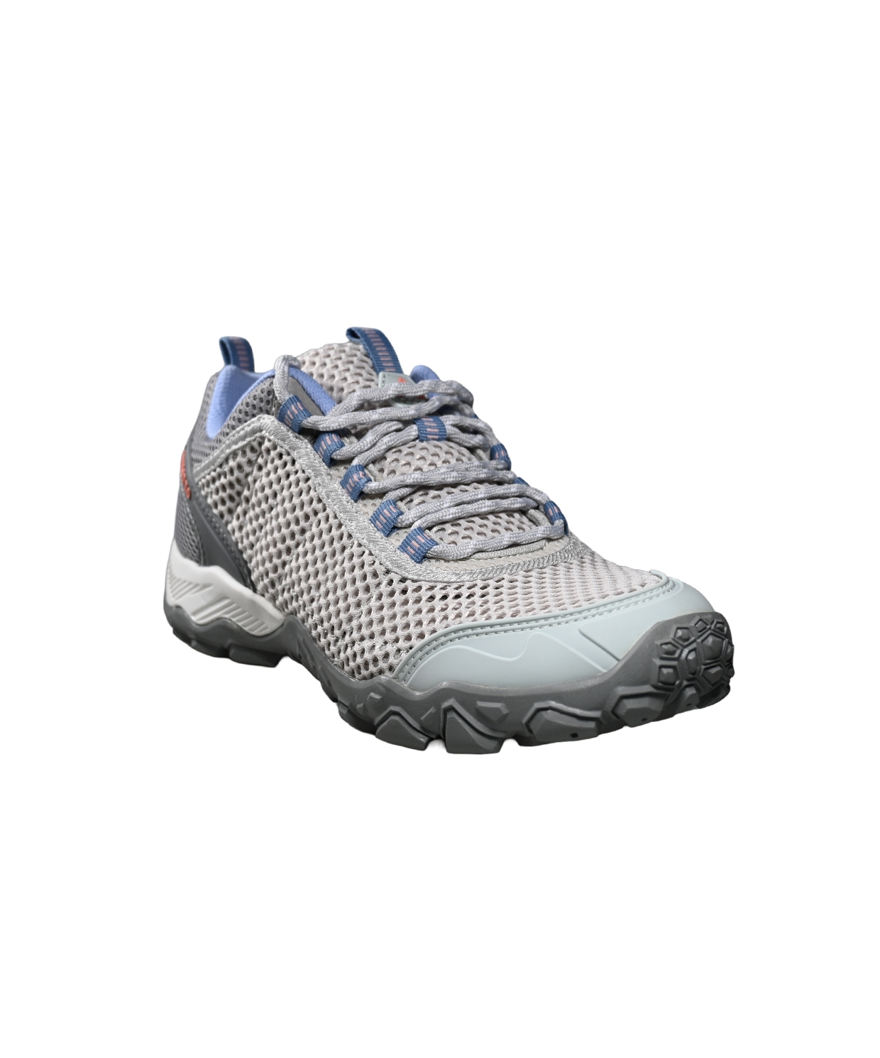 KADIN OUTDOOR TREKKİNG SPOR AYAKKABI - NEFES ALABİLİR FİLELİ GRİ